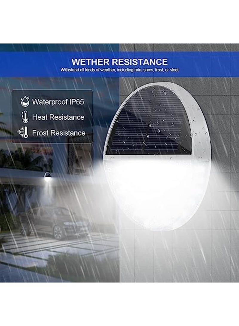 SYOSI Solar Lights Outdoor, Solar Door Lights Security Flood Lights with 2 Lighting Modes, Motion Sensor Security Lights, IP65 Waterproof Solar Powered for Garden Patio Yard(2Pack) - Image 2