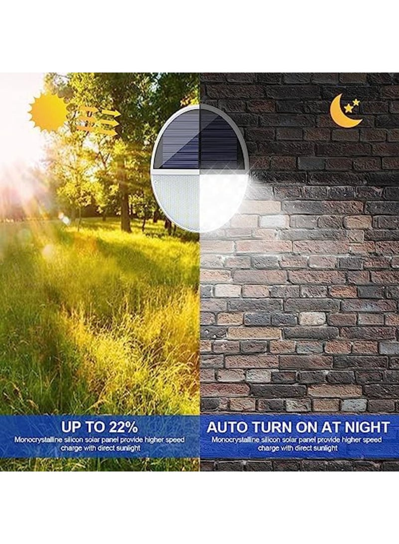 SYOSI Solar Lights Outdoor, Solar Door Lights Security Flood Lights with 2 Lighting Modes, Motion Sensor Security Lights, IP65 Waterproof Solar Powered for Garden Patio Yard(2Pack) - Image 4