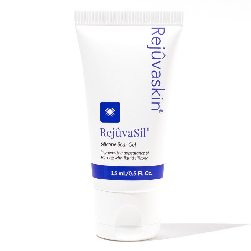Rejuvaskin RejuvaSil Silicone Scar Gel, Scar Treatment for Surgical Scars, Burns, Keloids, Acne Scars on Face & Body, 15ml - Image 1