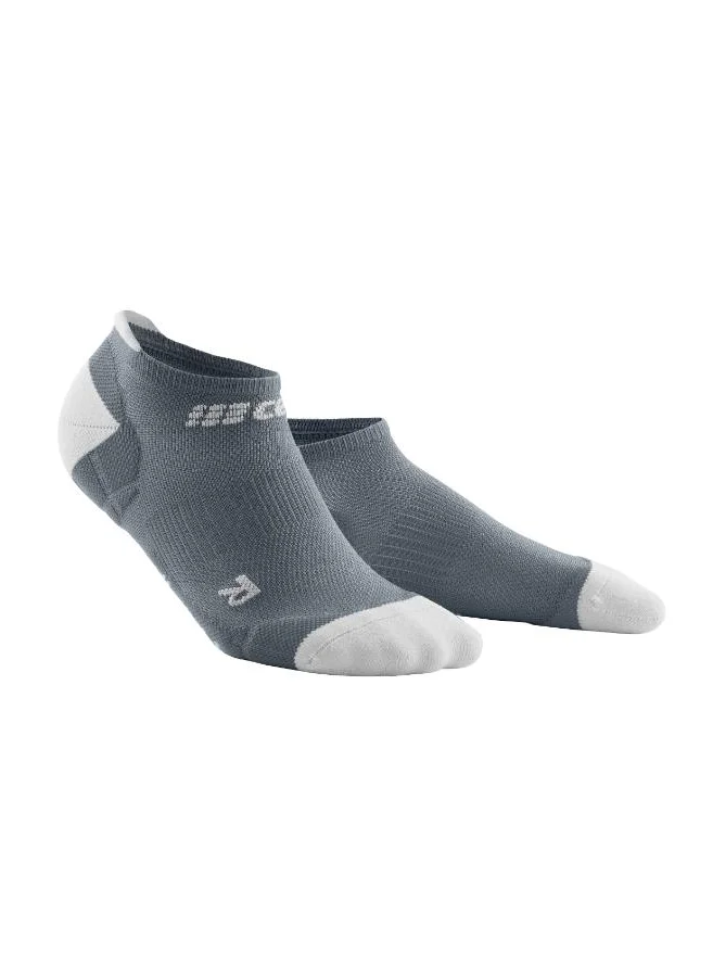 CEP CEP - Ultralight Compression Socks No Show Grey/Light Grey Men