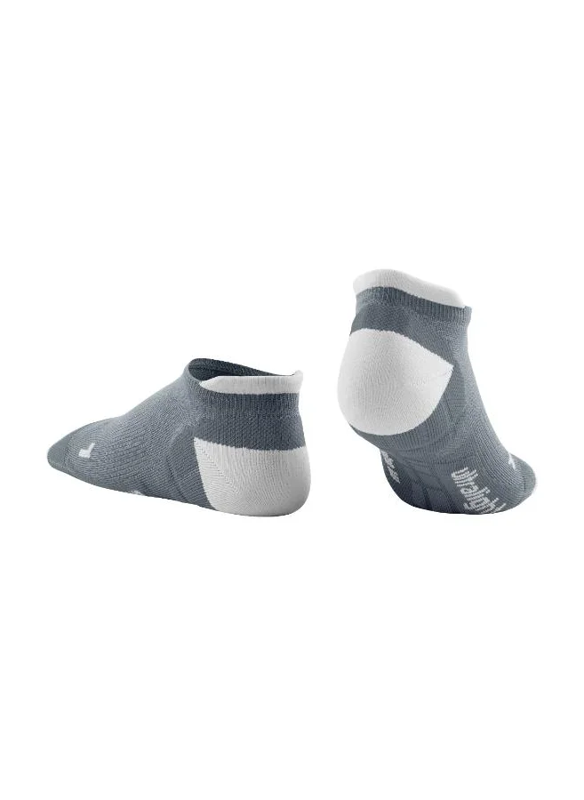 CEP CEP - Ultralight Compression Socks No Show Grey/Light Grey Men