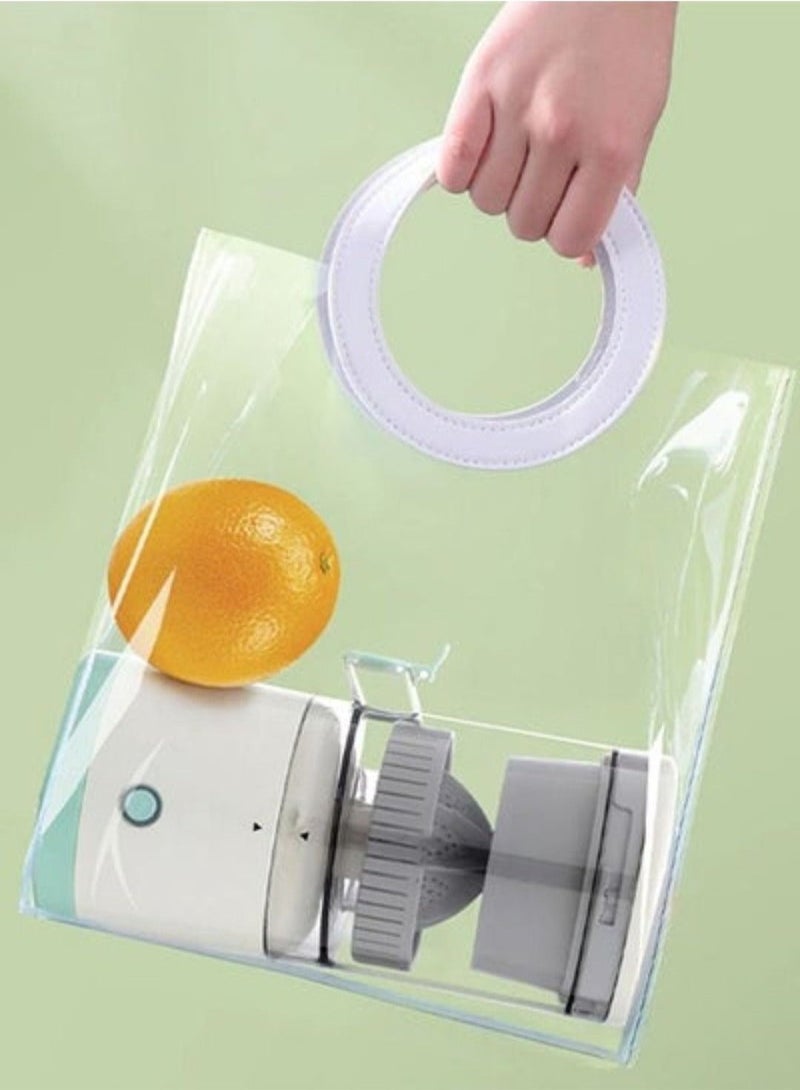 ELTRAZONE Rechargeable Citrus Juicer | Portable Electric Orange & Lemon Squeezer | USB Rechargeable, One-Touch Operation, Easy-to-Clean, BPA-Free | Compact Juicer for Home, Office & Travel - Image 3