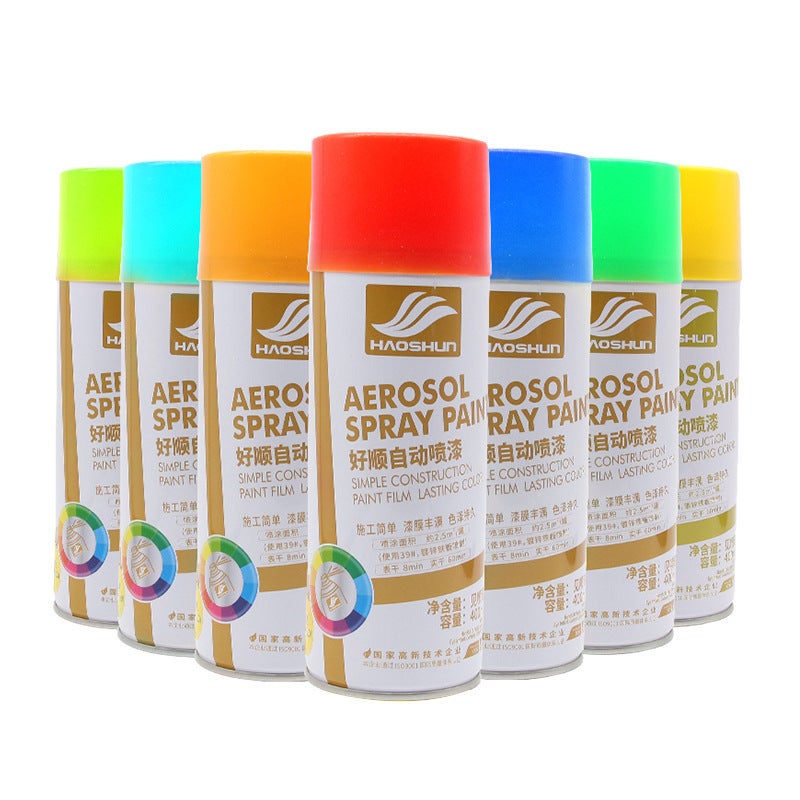 Automatic Hand-Shake Spray Paint - Rust-Proof, Car, Furniture, Wall, Black/White, 400ml - Image 5