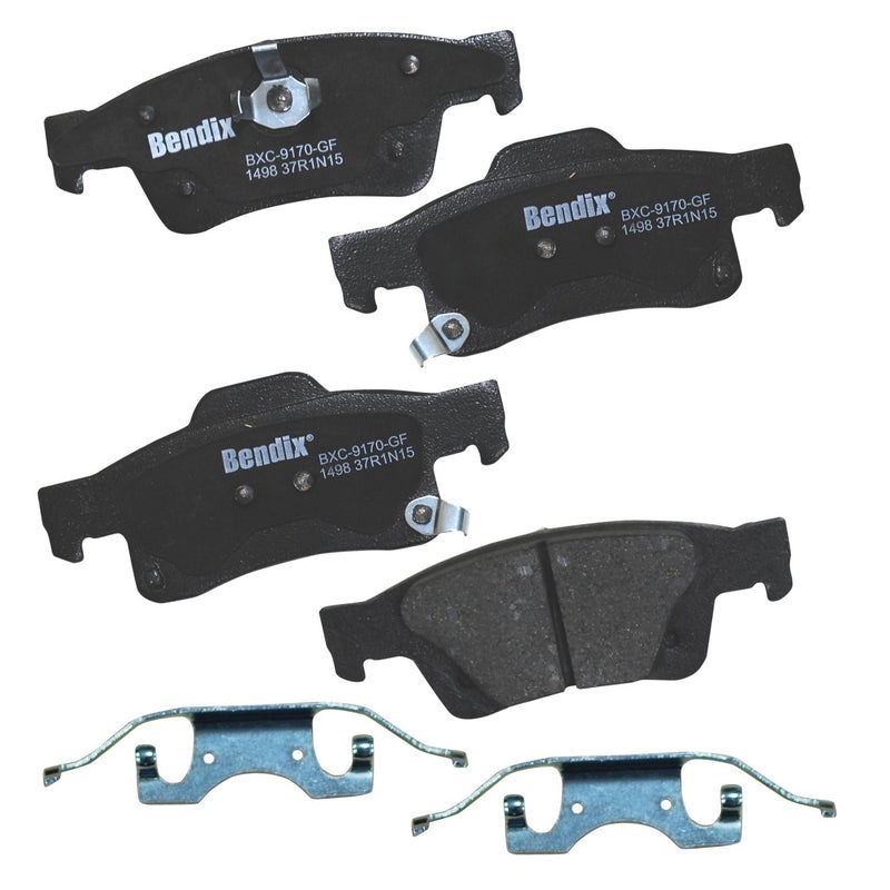 Bendix Priority1 CFC1498 Ceramic Rear Brake Pads for Dodge Durango 2022-2011, Jeep Grand Cherokee 2022-2011, Grand Cherokee WK 2022 - Image 4