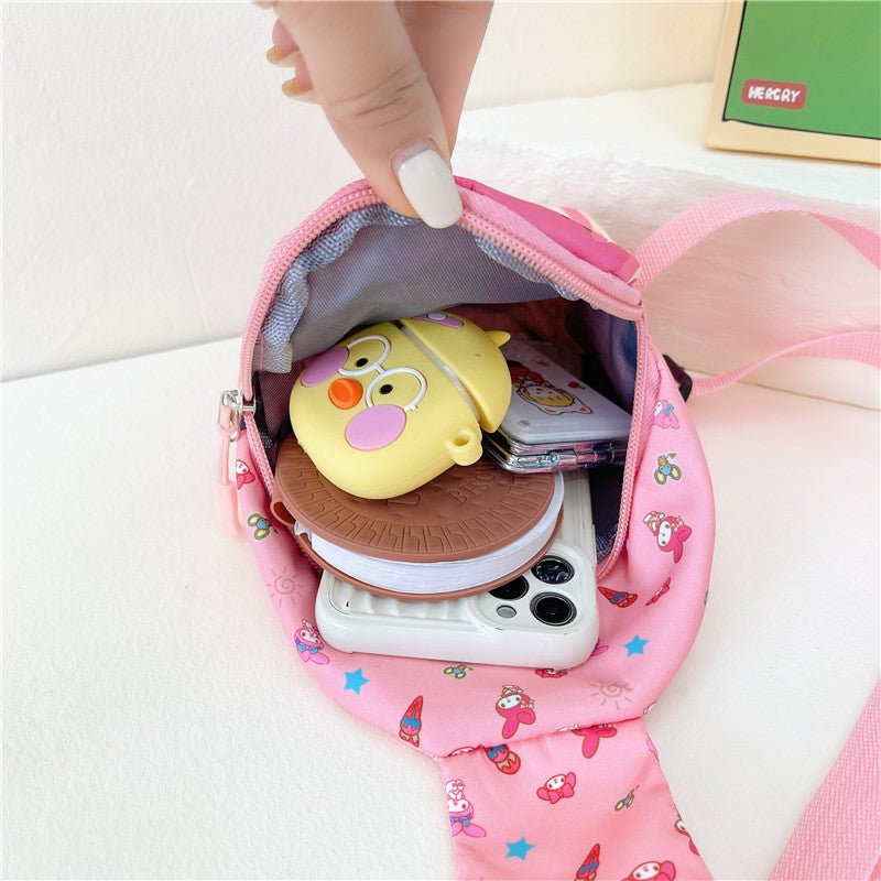 Children'S Bag Ins Korean Cartoon Chest Bag For Boys And Girls Lightweight Fashion Travel Crossbody Backpack - Image 5