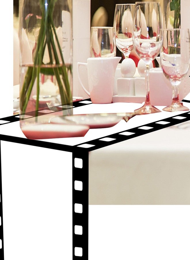 CupaPlay 2Ct Movie Night Party Table Runner - Movie Themed Birthday Party Supplies Decoration Tablecloth Home Decor Film Table Cloth(12 x 72 Inch) - Image 4