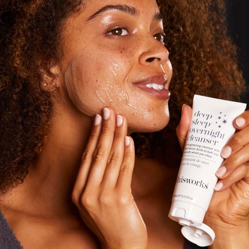THISWORKS Deep Sleep Overnight Cleanser, with Oat Amino Acids & Hyaluronic Acid to Gently Exfoliate & Rehydrate, 100ml - Image 5
