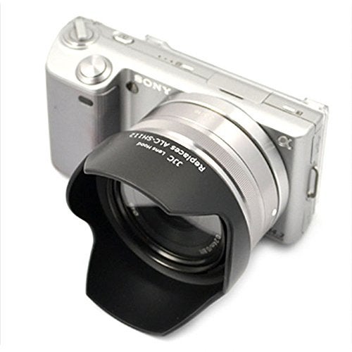 JJC غطاء عدسة مخصص من JJC لعدسات سوني E 35mm f/1.8 OSS SEL35F18، سوني FE 28mm f/2.0 SEL28F20، عدسة بانكيك E 16mm f/2.8 SEL16F28، سوني E 18-55mm f/3.5-5.6 OSS SEL1855 على A7 A6300 A6000 كـ ALC-SH112 - Image 5