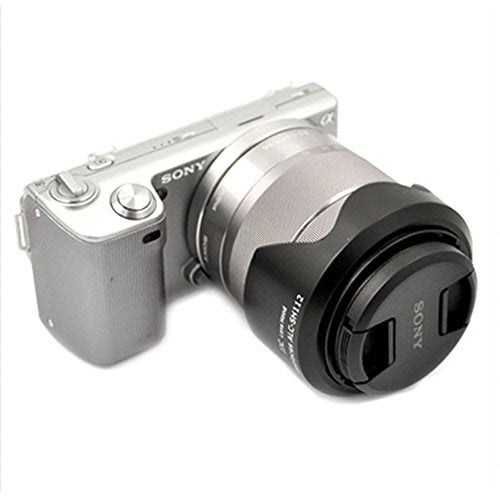 JJC غطاء عدسة مخصص من JJC لعدسات سوني E 35mm f/1.8 OSS SEL35F18، سوني FE 28mm f/2.0 SEL28F20، عدسة بانكيك E 16mm f/2.8 SEL16F28، سوني E 18-55mm f/3.5-5.6 OSS SEL1855 على A7 A6300 A6000 كـ ALC-SH112 - Image 4