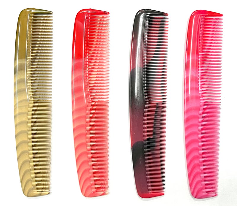 Maple Premium Dressing Detangling Printed Hair Comb Combo Set Comb for Men,Women (Multicolour), Pack of 4 - Image 1