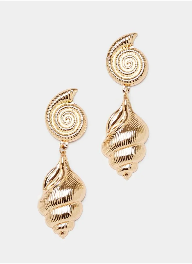 Styli Shell Look Earrings