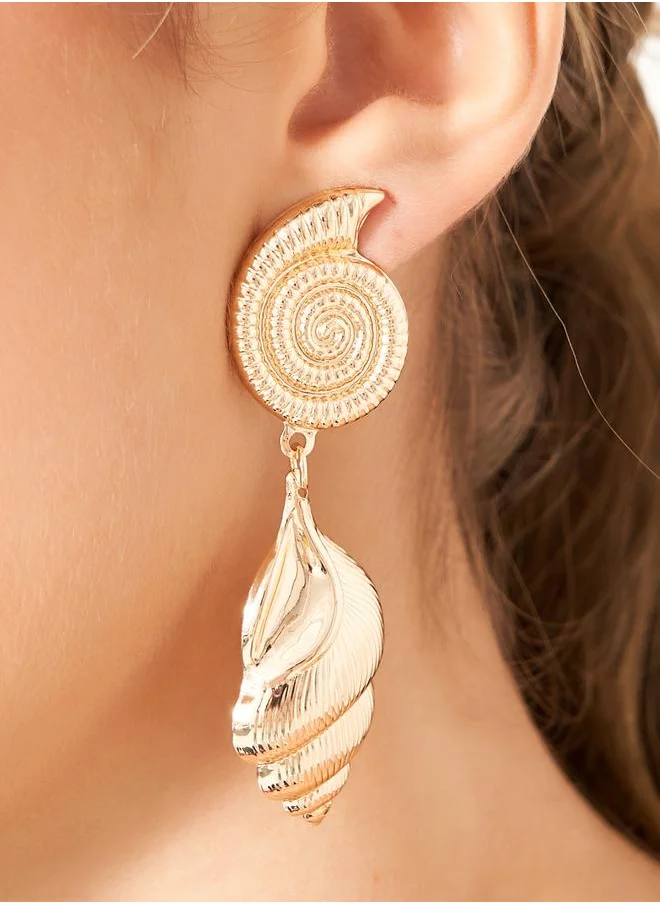 Styli Shell Look Earrings