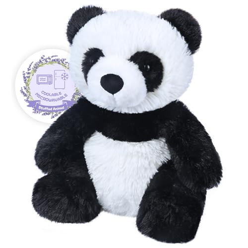 SuzziPals Heatable & Coolable Panda Stuffed Animals, Cute Microwavable Heating Pad Plushies for Soothing & Relaxation,Emotional Support Stuffed Plush Toys, Panda Gifts - Image 1