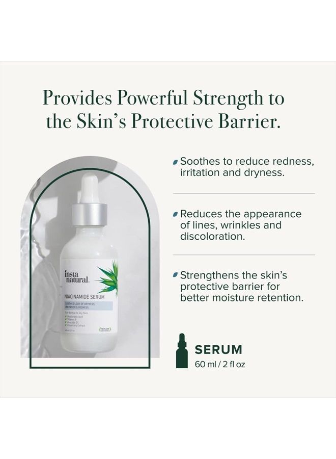 Instanatural Niacinamide Serum for Face, Niacinamide and Hyaluronic Acid Serum with Vitamin E, Anti Aging Serum and Acne Serum for Hyperpigmentation - Image 2