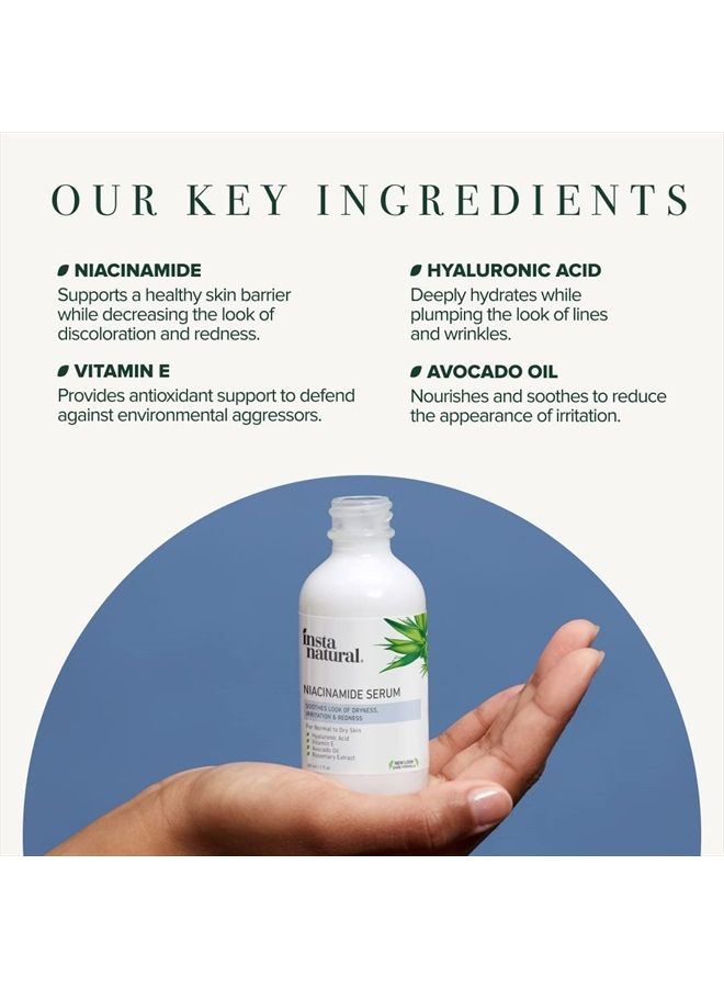 Instanatural Niacinamide Serum for Face, Niacinamide and Hyaluronic Acid Serum with Vitamin E, Anti Aging Serum and Acne Serum for Hyperpigmentation - Image 3