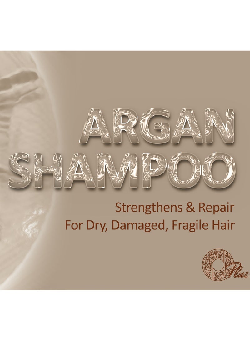 OPlus Argan Oil Sulfate-Free Repairing Shampoo 500ml - Heat & UV Protection - Image 3