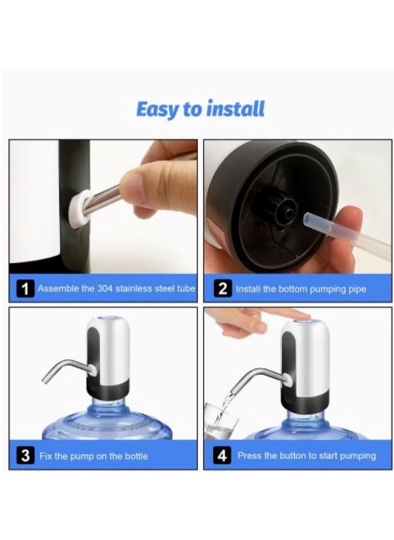 Huitich Rechargeable Electric Water Dispenser Pump USB Charging Design  - Image 3
