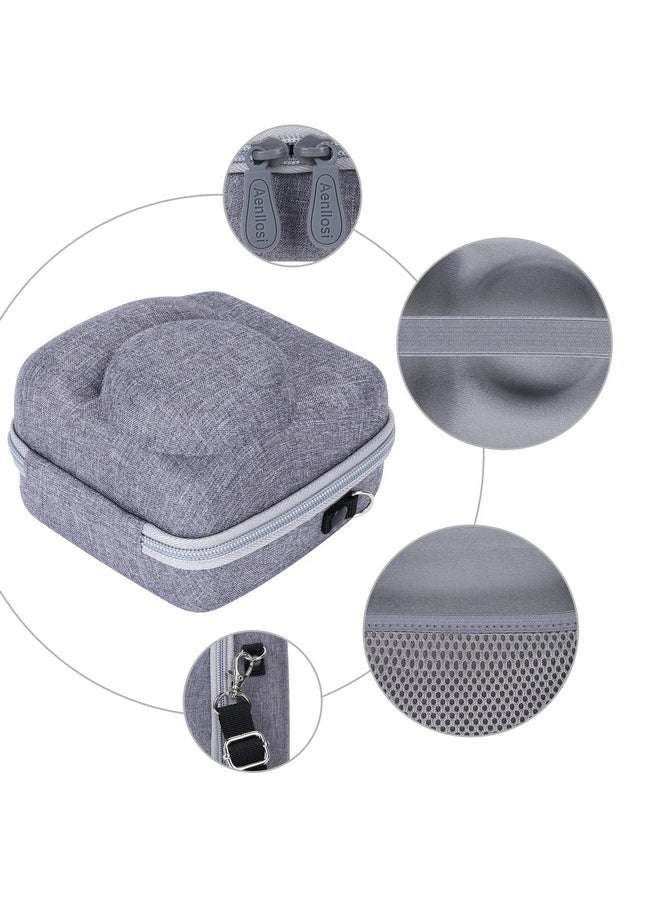 Aenllosi Hard Carrying Case Replacement For Fujifilm Instax Mini 12/11 Instant Camera,Protective Case Compatible With Instax Camera Mini 12/11(Clay White)  - Image 2