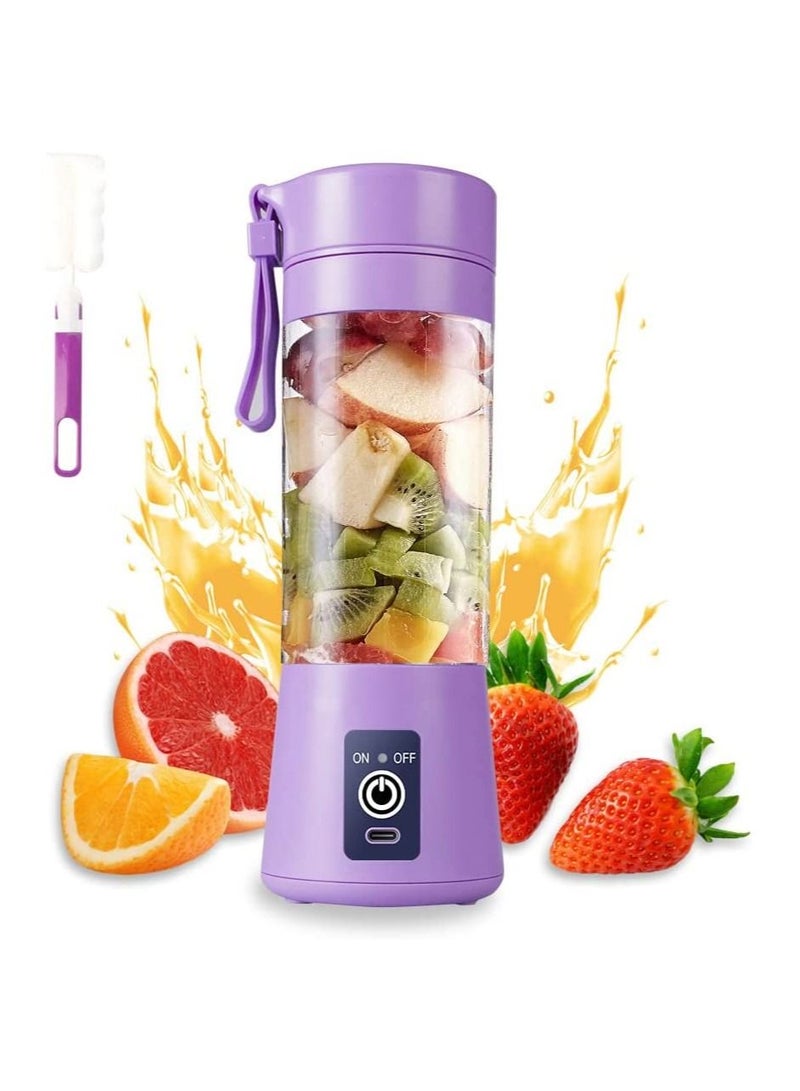 Portable Blender Cup,Electric USB Juicer Blender,Mini Blender Portable Blender For Shakes and Smoothies, Juice - Image 1