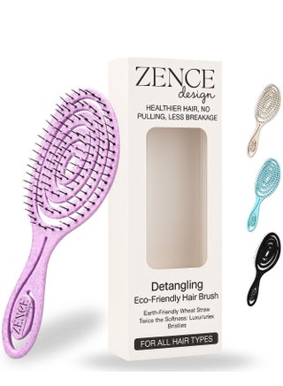 Eco-Friendly Detangling Hair Brush for Women, Children, Men - Gentle on Hair and Scalp - Ideal for Straight, Curly & Wet Hair in Beige, Pink, Blue and Black - pzsku/ZD992144823BA7989B888Z/45/1757446659/21373031-0b7a-4731-bb6f-74a2cf1dd99d