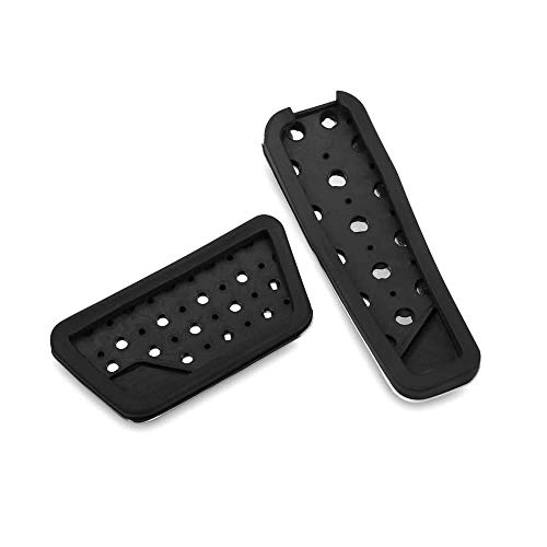 Keptrim for Charger Challenger Chrysler Stainless Accelerator Gas Brake Pedal Pad Kit for 2009-2019 Dodge Challenger Charger Chrysler300, Red 2pcs - Image 5