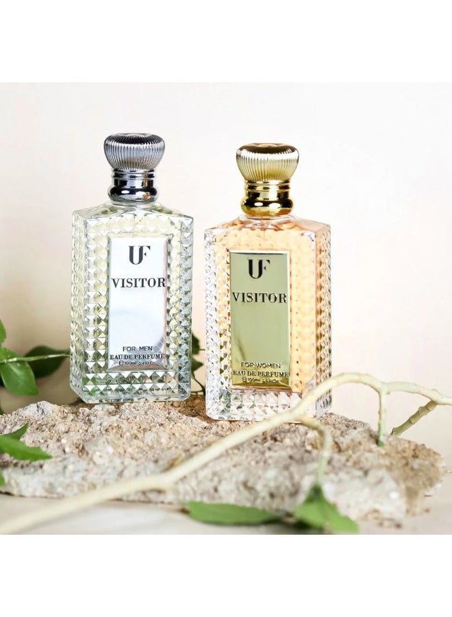 Visitor Luxury Oriental Floral Women's Eau De Parfum 100ml with Bergamot, Pink Pepper and Amber Notes - Image 2