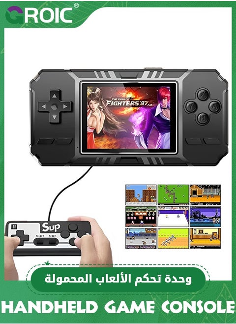 Mini S8 Retro Handheld Game Console with Remote, 3.0 inch Screen 8 Bit Classic Game Built-in 520 Nostalgia Games Like Mario, Super Mario, Contra Etc for Kids