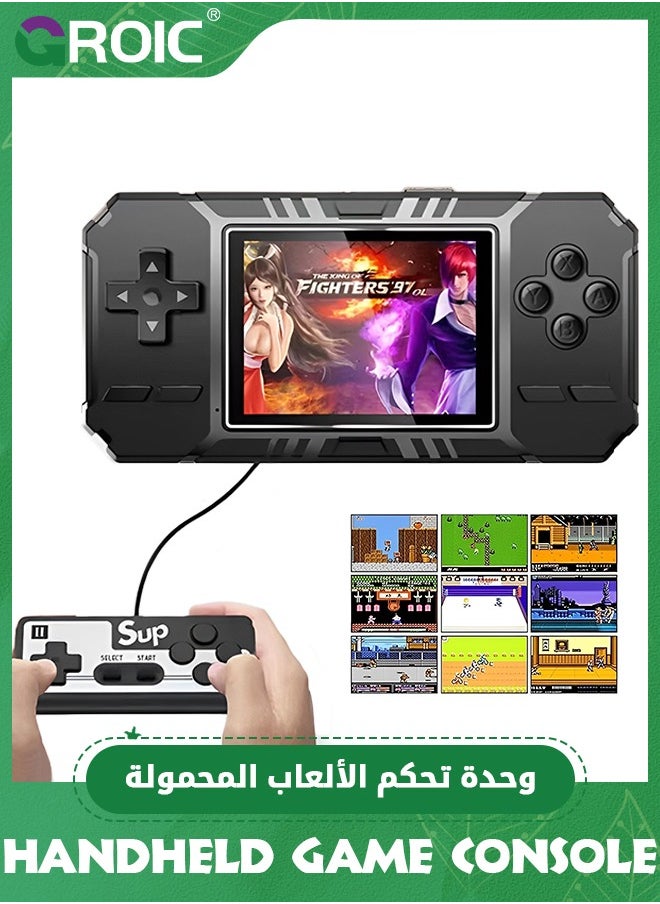 GROIC - Mini S8 Retro Handheld Game Console with Remote, 3.0 inch Screen 8 Bit Classic Game Built-in 520 Nostalgia Games Like Mario, Super Mario, Contra Etc for Kids - Image 1