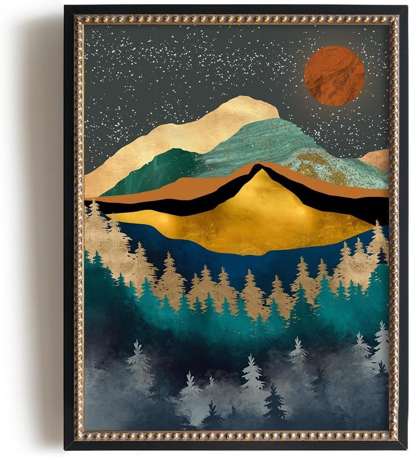 YUMKNOW Boho Mountain Wall Decor - Unframed 12x16 - Image 5