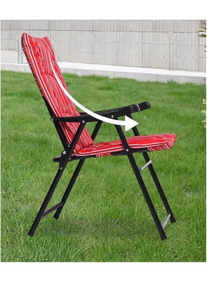 ALSAEED High Quality Foldable Camping Chair with Easy Storage and Padded Seat and Comfortable Back, Suitable for Desert and Garden Trips - Image 3