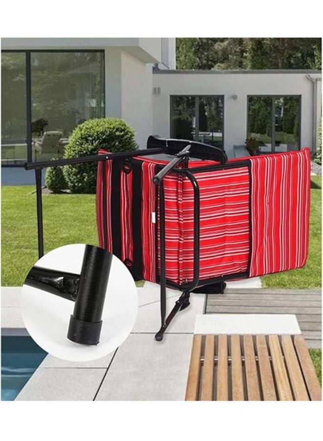 ALSAEED High Quality Foldable Camping Chair with Easy Storage and Padded Seat and Comfortable Back, Suitable for Desert and Garden Trips - Image 4