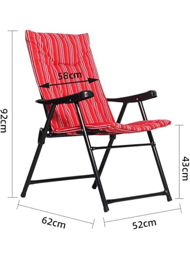 ALSAEED High Quality Foldable Camping Chair with Easy Storage and Padded Seat and Comfortable Back, Suitable for Desert and Garden Trips - Image 5