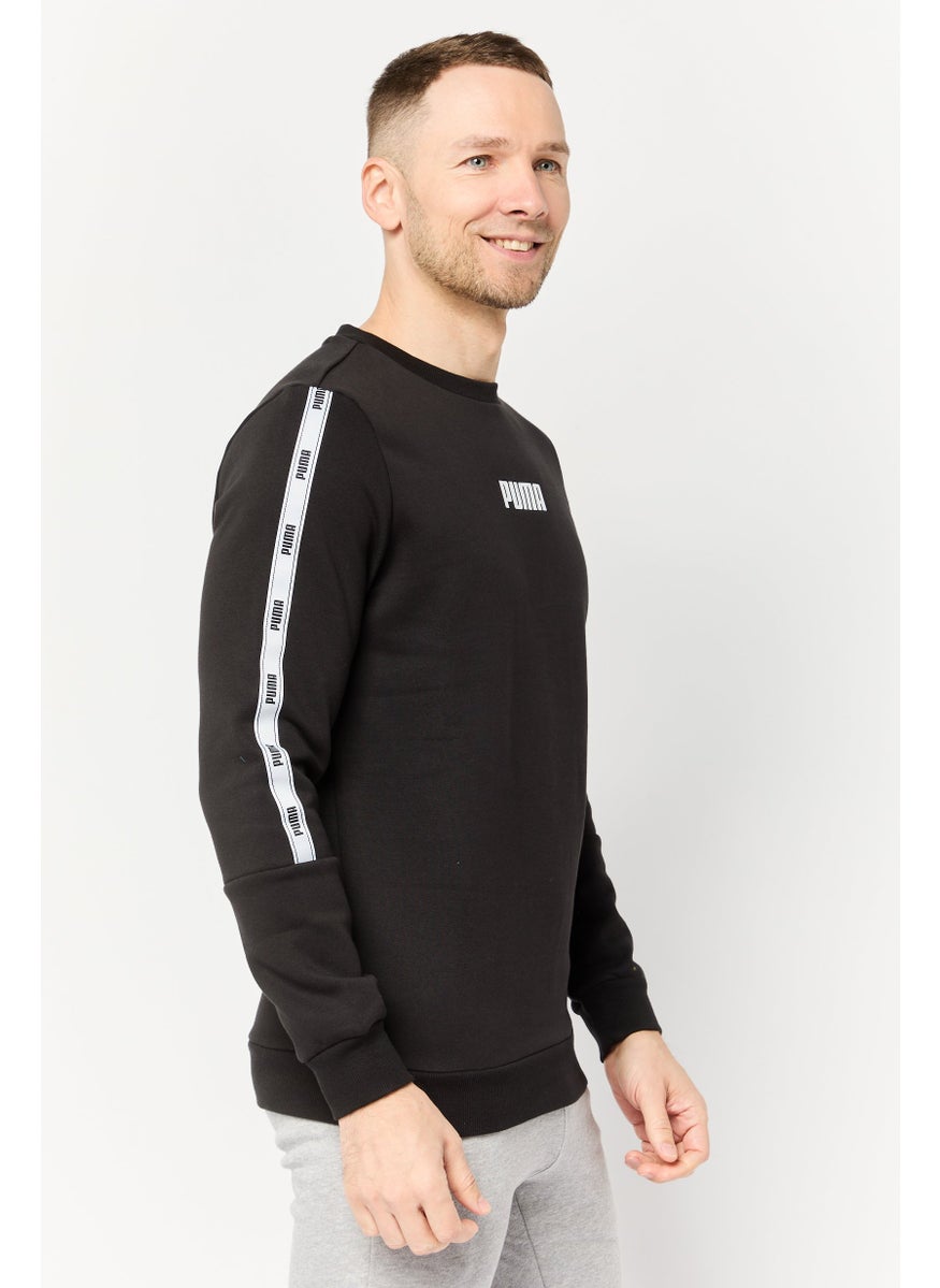 Adidas Men Sportswear Fit Long Sleeve Outdoor Hooded Sweatshirt, Grey  - Image 3