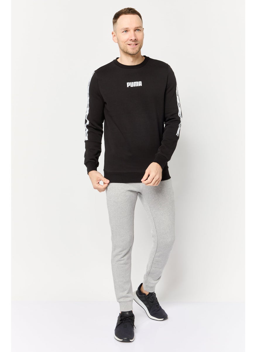 Adidas Men Sportswear Fit Long Sleeve Outdoor Hooded Sweatshirt, Grey  - Image 2