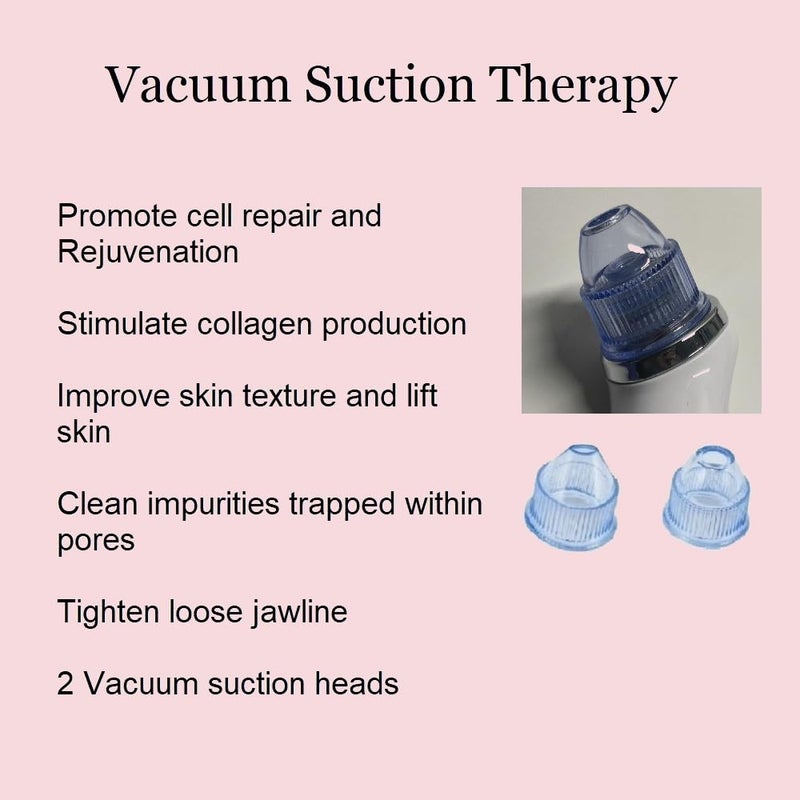 Appolus 3-in-1 Diamond Microdermabrasion Machine - Vacuum & Light Therapy Tool - Anti-Aging Device for Face & Neck - Skin Tightening - Wrinkle Reducing - Jawline Definition - Image 5
