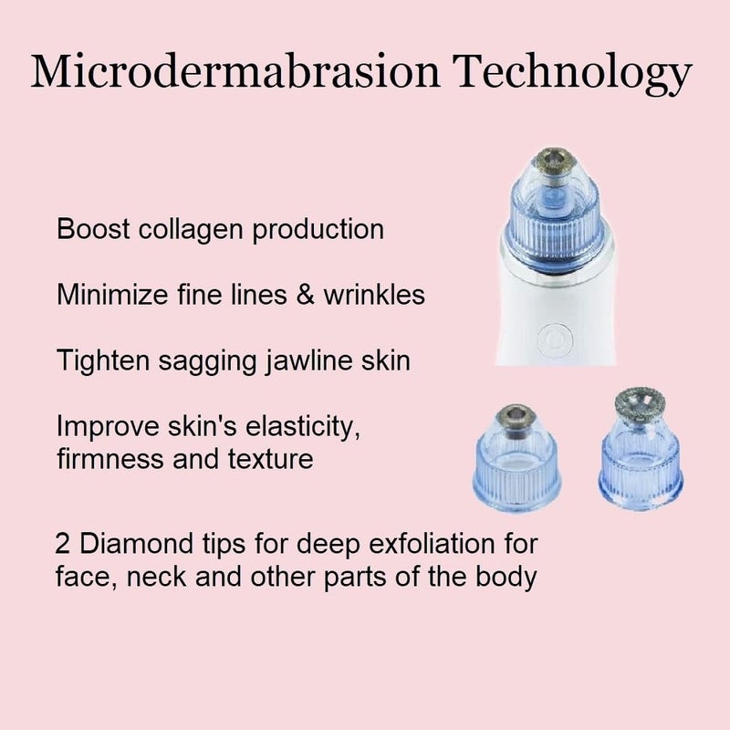 Appolus 3-in-1 Diamond Microdermabrasion Machine - Vacuum & Light Therapy Tool - Anti-Aging Device for Face & Neck - Skin Tightening - Wrinkle Reducing - Jawline Definition - Image 3