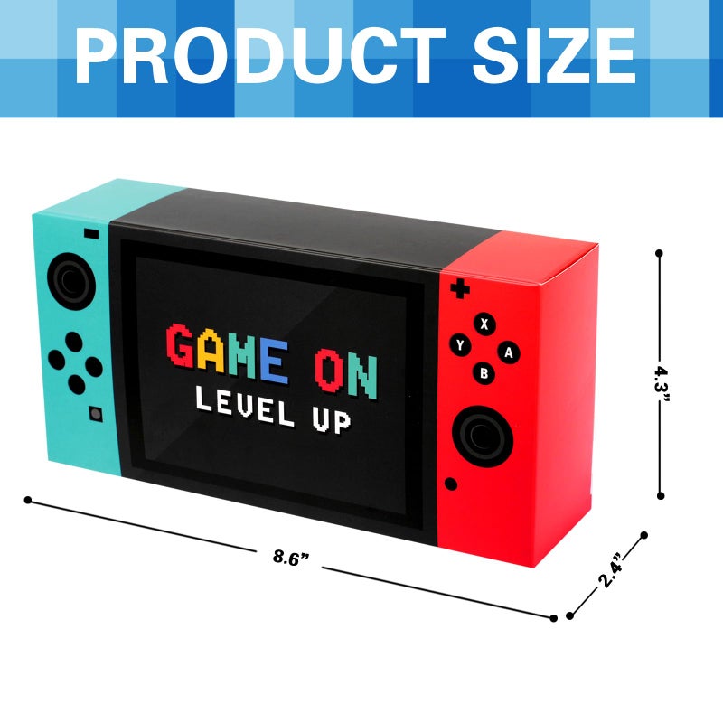 JOARHONAL Video Game Party Favor Boxes - 12 PCS Game On Theme Gifts Boxes for Boys Kids Video Game Birthday Party Supplies Goodie Candy Bags Gamer Party Decorations - Image 3