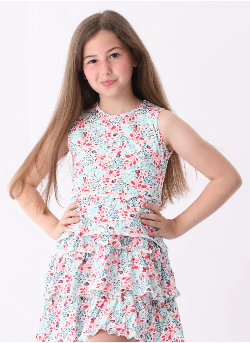ورباسي فستان مطبوع عليه زهور من Urbasy Kids