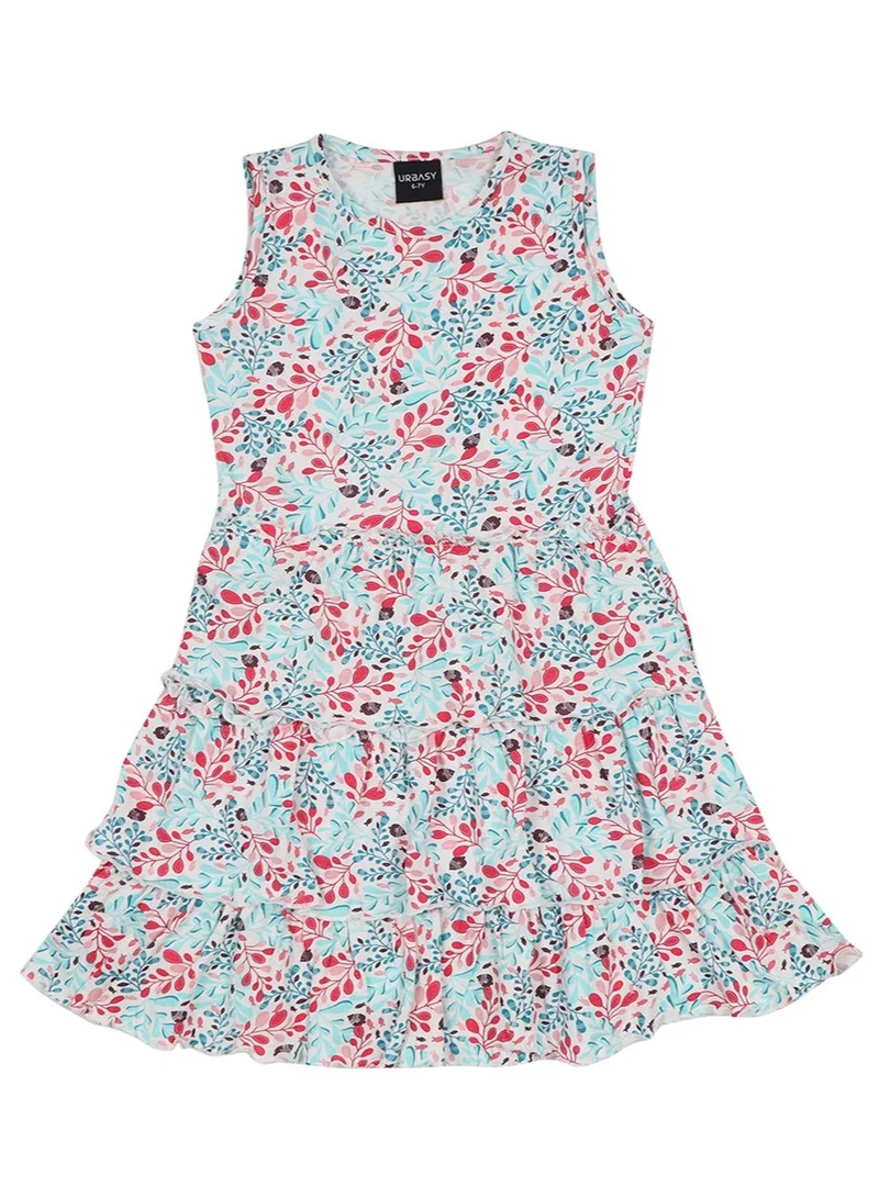 URBASY Floral Ruffle Dress