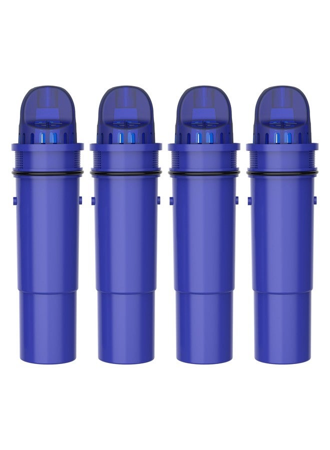 ووتر دروب بديل قطرة الماء لفلتر المياه Pur®، فلتر المياه المعتمد من NSF CRF-950Z، متوافق مع أباريق وموزعات Pur® PPT700W وCR-1100C وPPF951K، عبوة من 4 قطع - Image 1