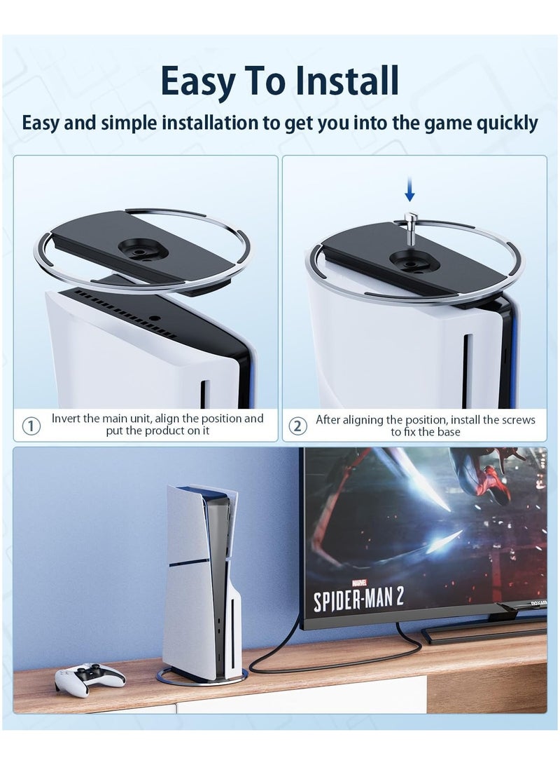 فلوينغ حامل عمودي لوحدات تحكم PS5 - ملحقات قاعدة بلاي ستيشن 5 سليم - Image 4