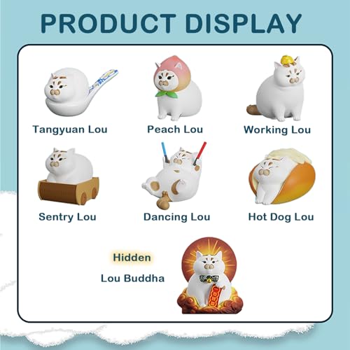 BEEMAI Loulou Piggy Cat Series2 Single Box Contains 1 Figure Blind Box Cute Figures Collectible Toys Birthday Gifts - Image 5
