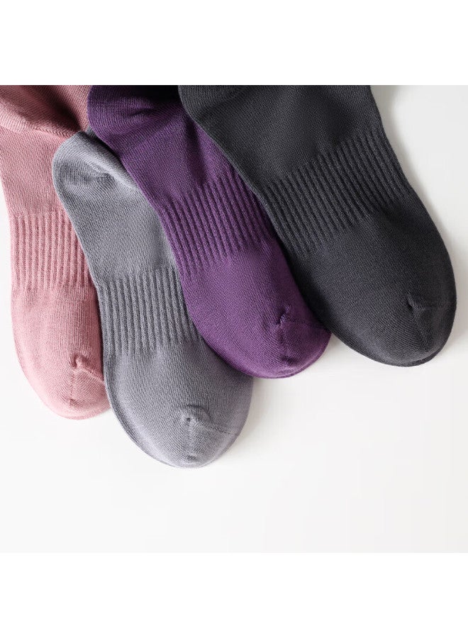 Keep Professional Comprehensive Training Socks For Men And Women, Sports Sweat-wicking Quick-drying Elastic Comfortable Mid-calf Socks, Women's Pink - Image 5