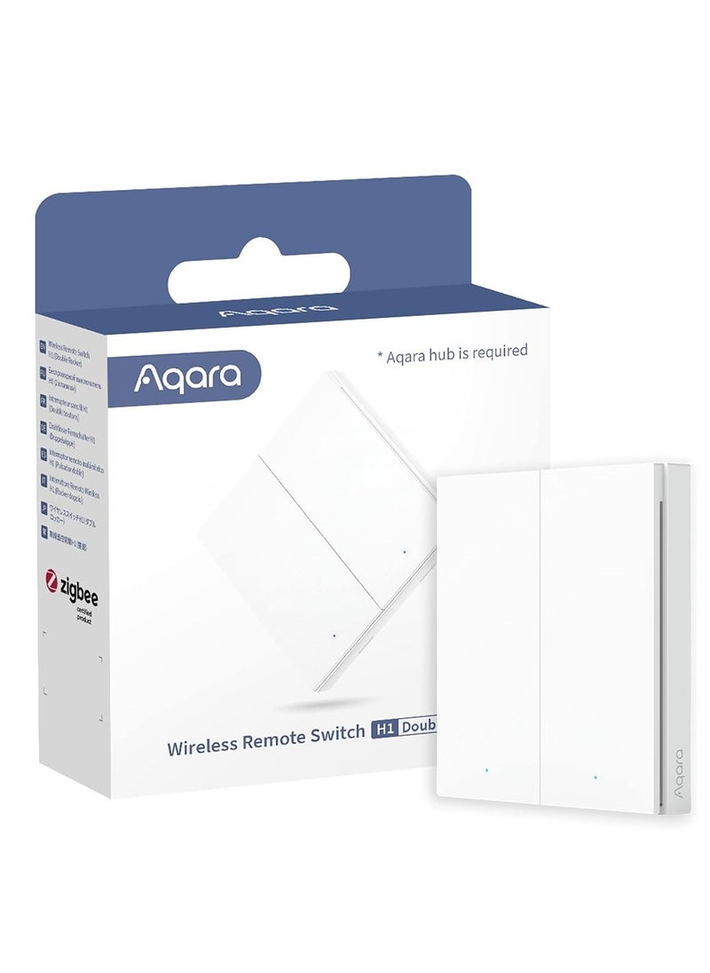 Aqara - Wireless Remote Switch H1  Double Switch - Image 1