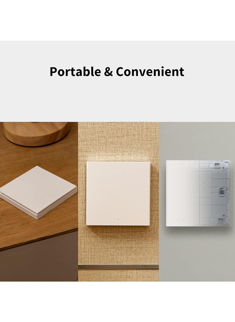 Aqara - Wireless Remote Switch H1  Double Switch - Image 1