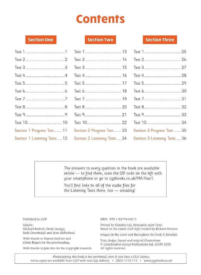 New KS1 Maths Year 1 Mental Arithmetic Targeted Question Book (incl. Online Answers & Audio Tests) - Image 3