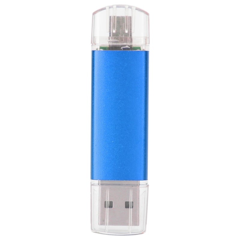 محرك أقراص فلاش USB ثنائي في واحد بسعة عالية من سبائك الألومنيوم - نقل سريع للبيانات، محرك أقراص OTG USB للهواتف المحمولة وأجهزة الكمبيوتر - محرك أقراص فلاش OTG متين ومحمول لتخزين الصور والفيديوهات والموسيقى - Image 1