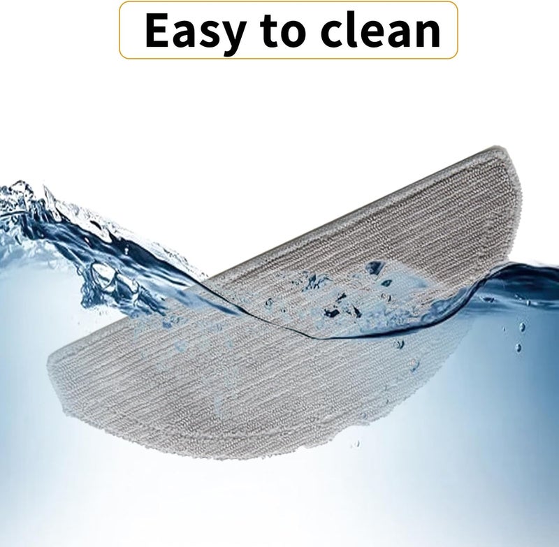 SANTUO 2Pcs Mop Pads for Eufy L60 Series Household Cleaning Cloth Vacuum Pads for Eufy Robot Vacuum Mop L60 G50 Hybrid - Image 4