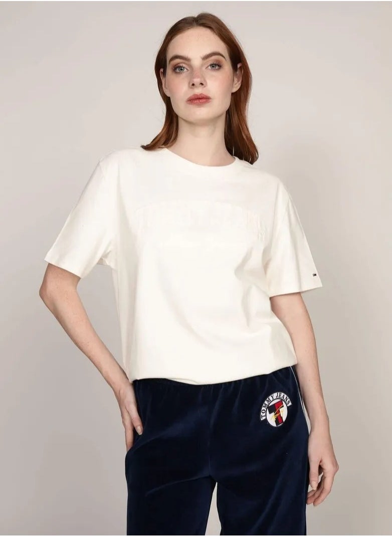 TOMMY JEANS Crew Neck Graphic T-Shirt  - Image 1