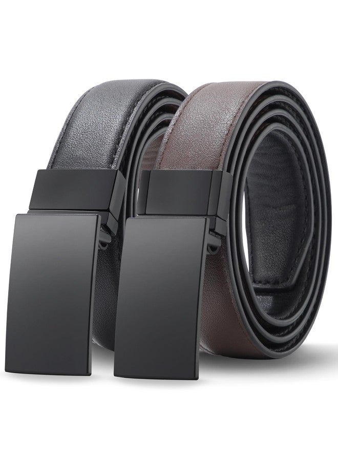 Kajeer Reversible Kids Belts for Boys, Durable PU Metal Buckle Leather Belt Toddler Youth Belt for School Uniform Casual (Black,Fit Waist: 17"-22") - Image 1